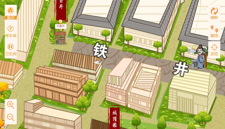 保定智慧景区：手绘地图与语音导览的完美融合